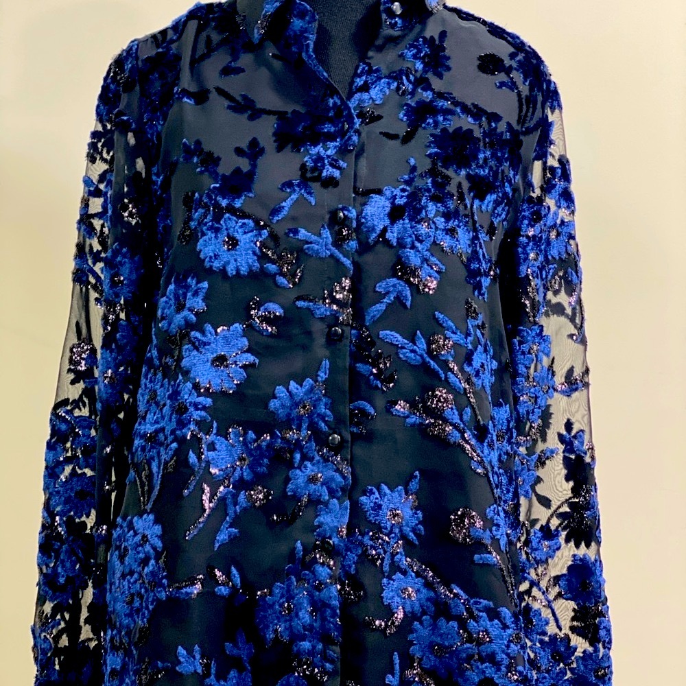 Charter Club's petite button-front blouse …
